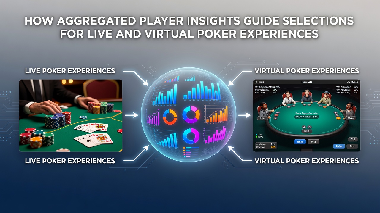 Dashboard displaying aggregated metrics used to select poker variants and tournament formats