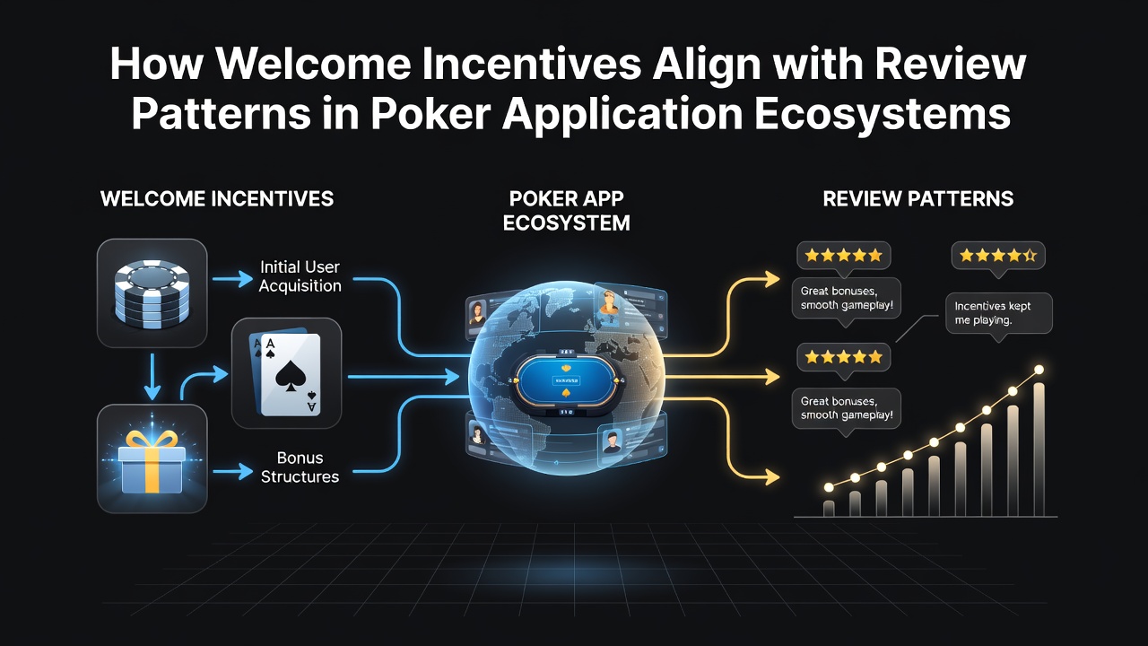 Overview of welcome incentives and review alignment in poker app ecosystems