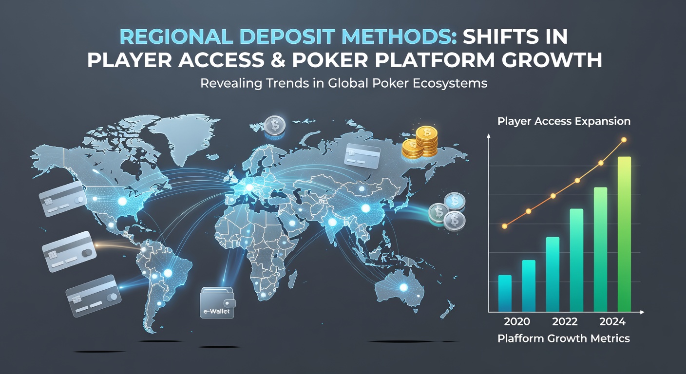 Regional deposit methods in poker platforms showing global access patterns