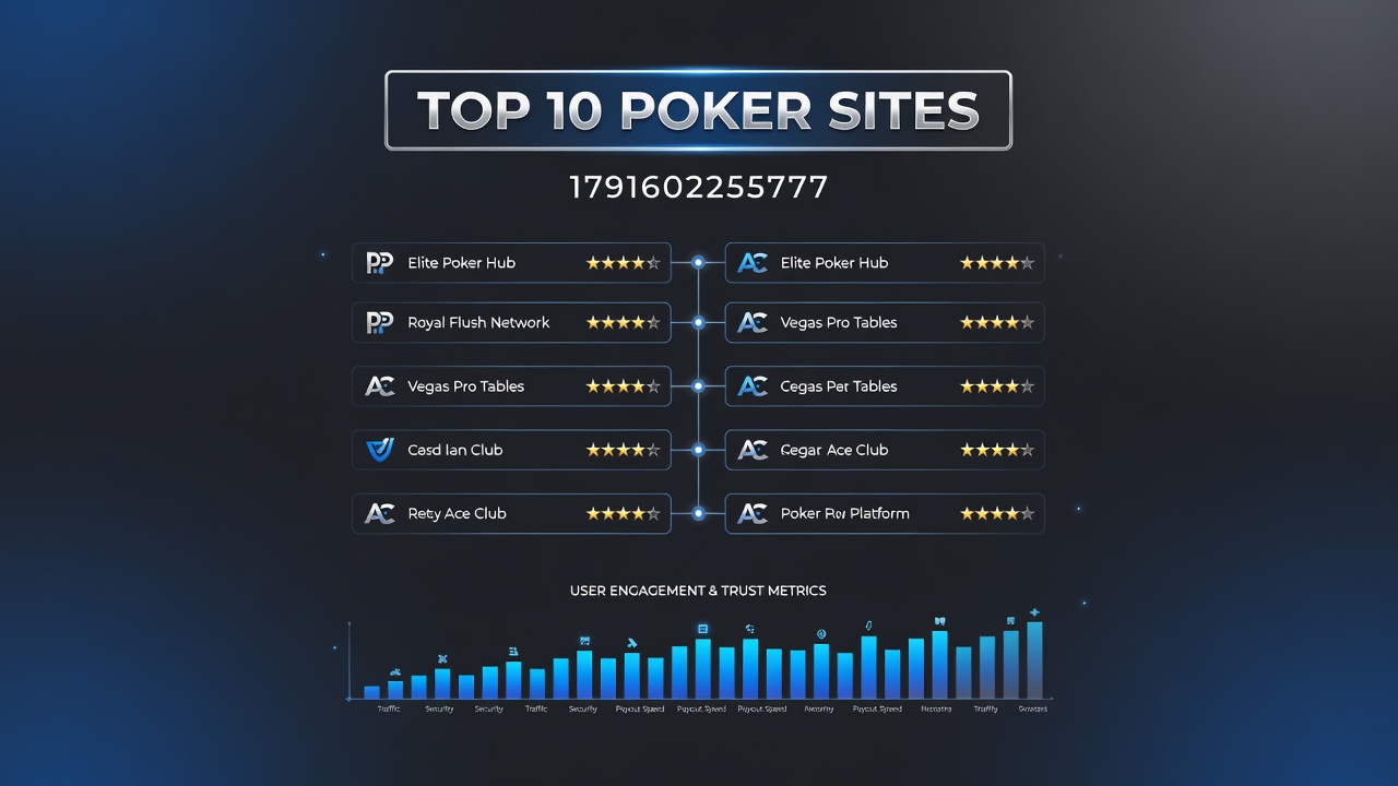 Detailed view of poker gameplay on leading sites